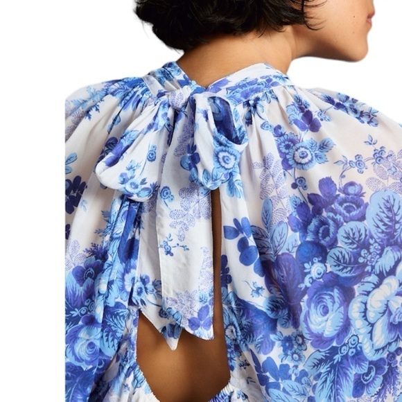 Anthropologie Maeve Sheer Tunic Blouse Large - Picture 4 of 5